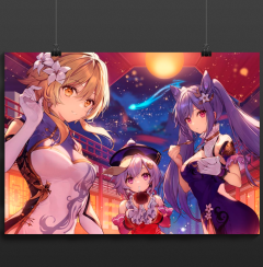 Постер "Геншин" Свято морських ліхтариків ~плакат~