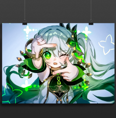 Постер "Геншин" Нахіда майстер дендра ~плакат~
